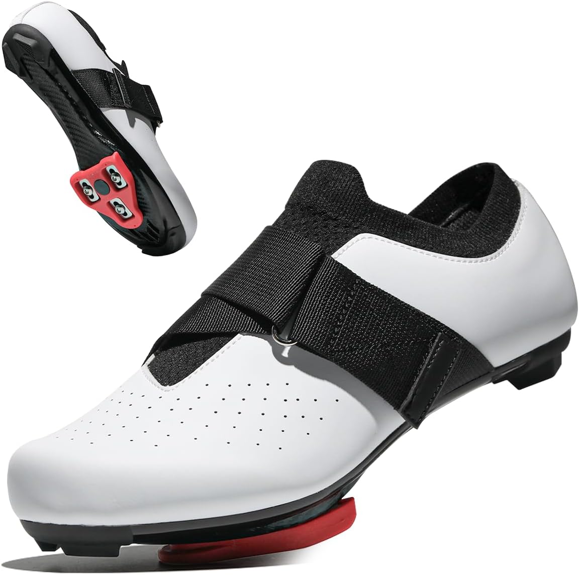 Женские и мужские велосипедные туфли, совместимые с велосипедом Peloton, для езды в помещении и на шоссе, с велосипедными туфлями и креплениями Delta в комплекте Soleease, белый
Женские и мужские велосипедные туфли, совместимые с велосипедом Peloton, для езды в помещении и на шоссе, с велосипедными туфлями и креплениями Delta в комплекте Soleease, белый