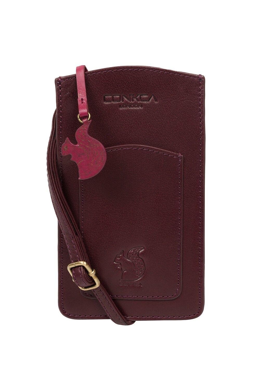 Кожаная сумка для телефона через плечо 'Siren' Conkca London, фиолетовый 
Кожаная сумка для телефона через плечо 'Siren' Conkca London, фиолетовый