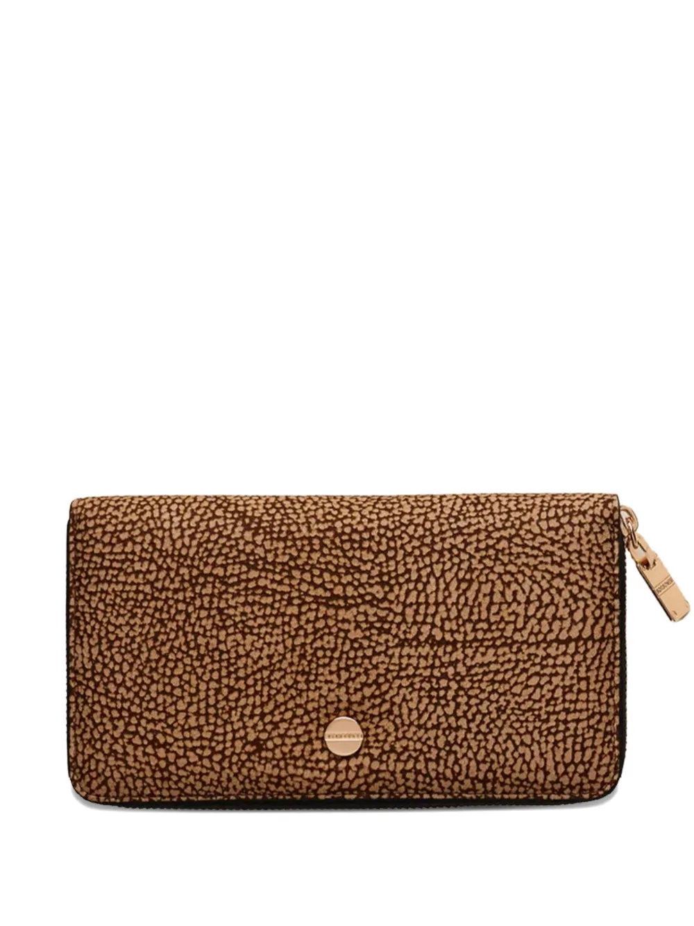 Кошелек с верхней молнией Borbonese, коричневый
Кошелек с верхней молнией Borbonese, коричневый