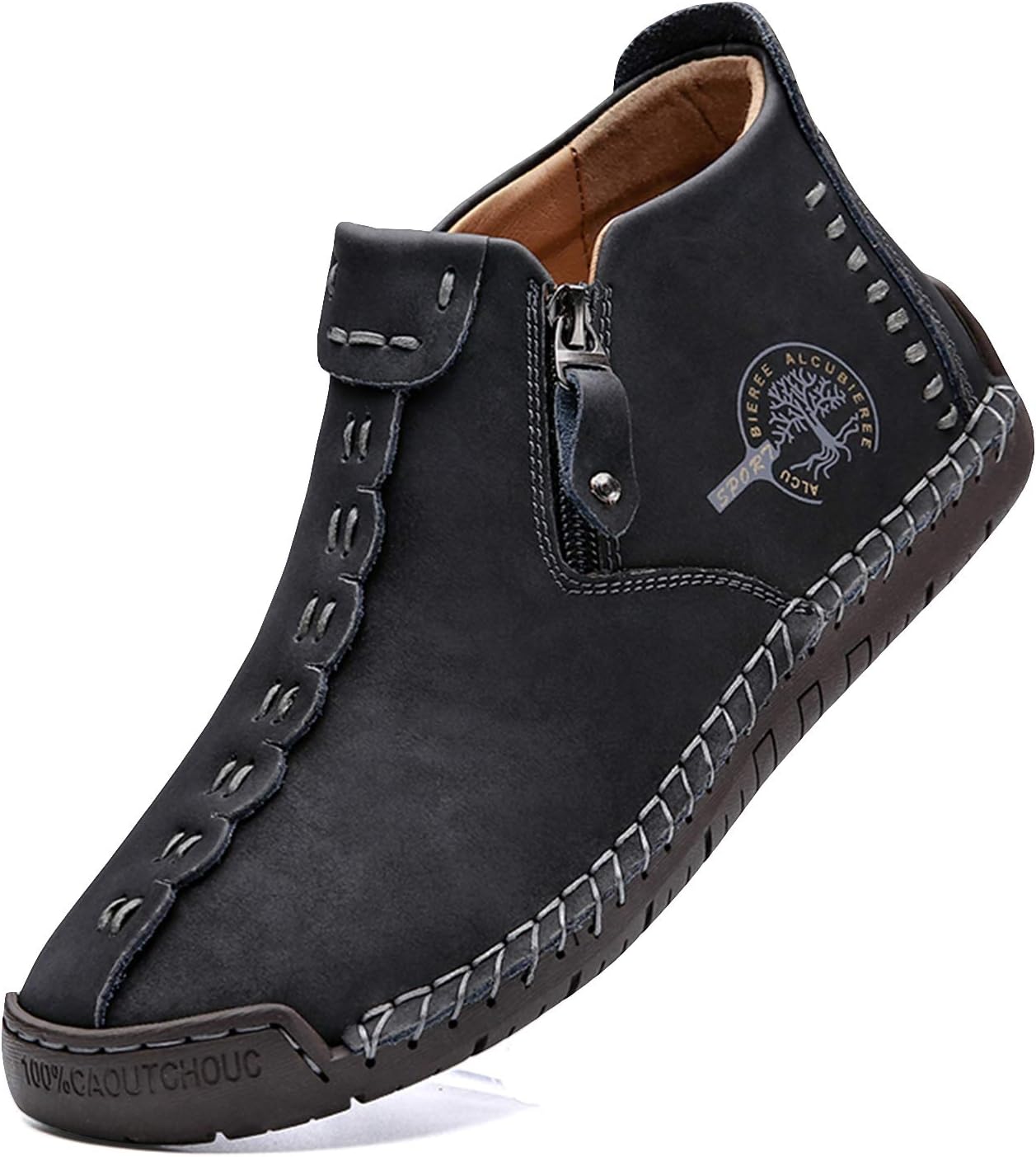 Мужские повседневные кожаные туфли alcubieree, ботинки-чукка до щиколотки, слипоны, легкие лоферы, средний верх, для ходьбы и вождения, черный
Мужские повседневные кожаные туфли alcubieree, ботинки-чукка до щиколотки, слипоны, легкие лоферы, средний верх, для ходьбы и вождения, черный