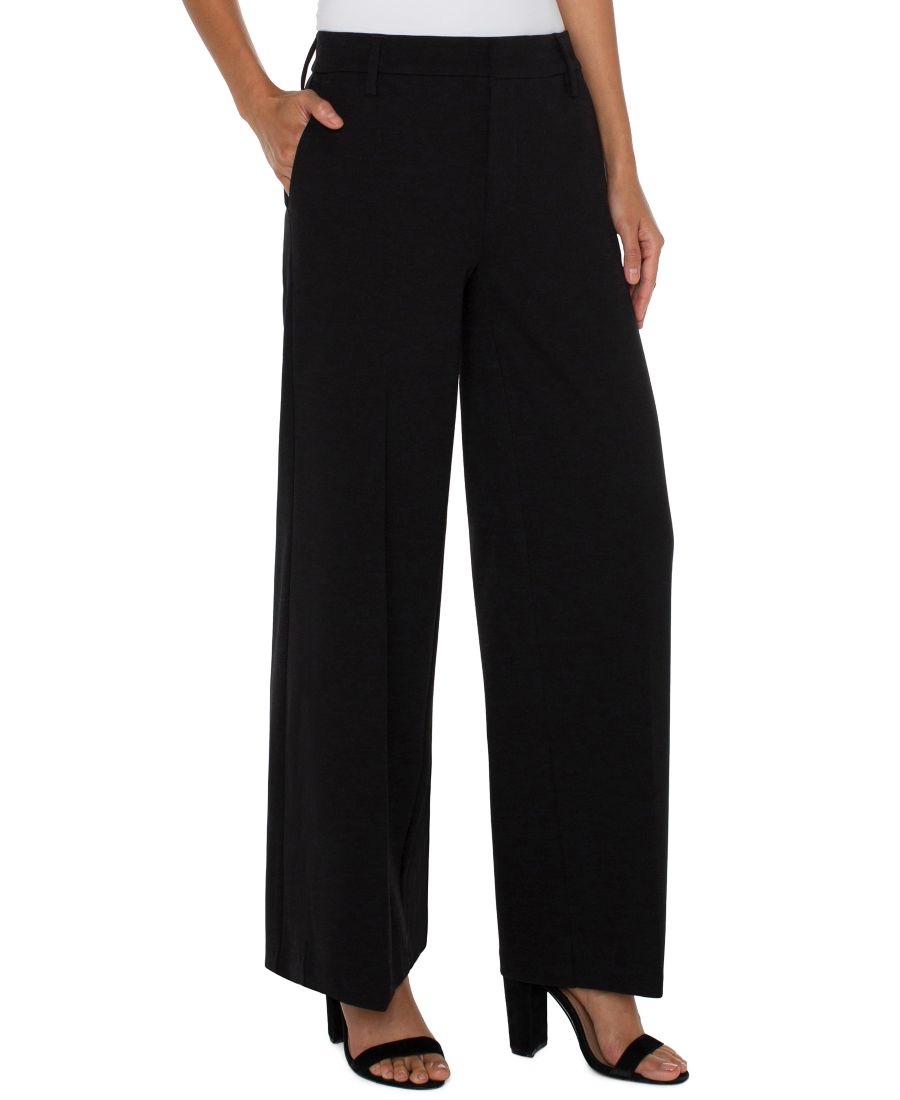 Женские брюки Kelsey с широкими штанинами, модель Petite Liverpool Los Angeles, Black
Женские брюки Kelsey с широкими штанинами, модель Petite Liverpool Los Angeles, Black