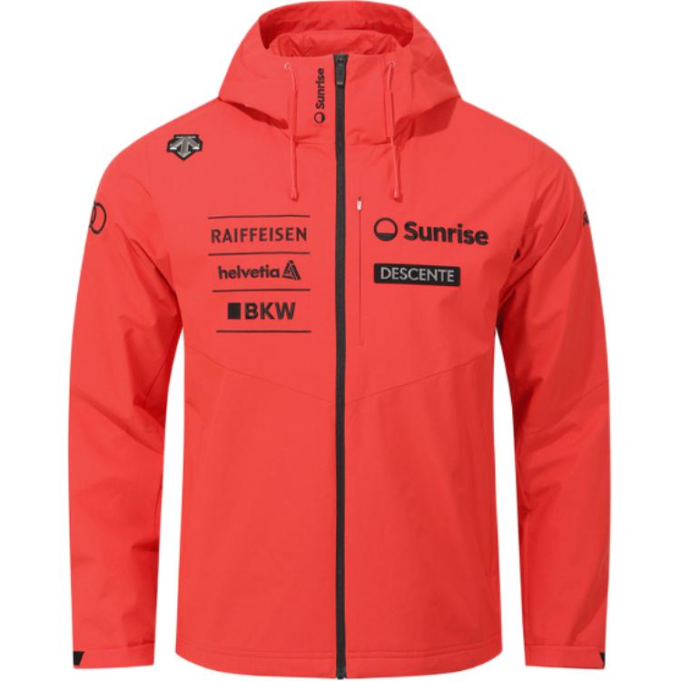 Швейцарская горнолыжная куртка унисекс Descente, красный/красный
Швейцарская горнолыжная куртка унисекс Descente, красный/красный