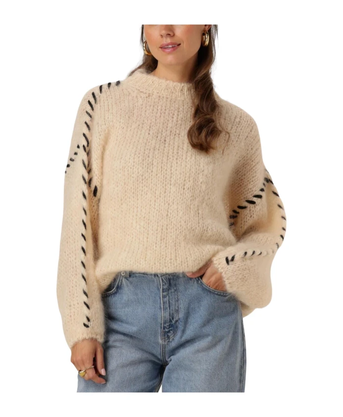 Пуловер Catia из мохера с вышивкой Americandreams, бежевый
Пуловер Catia из мохера с вышивкой Americandreams, бежевый