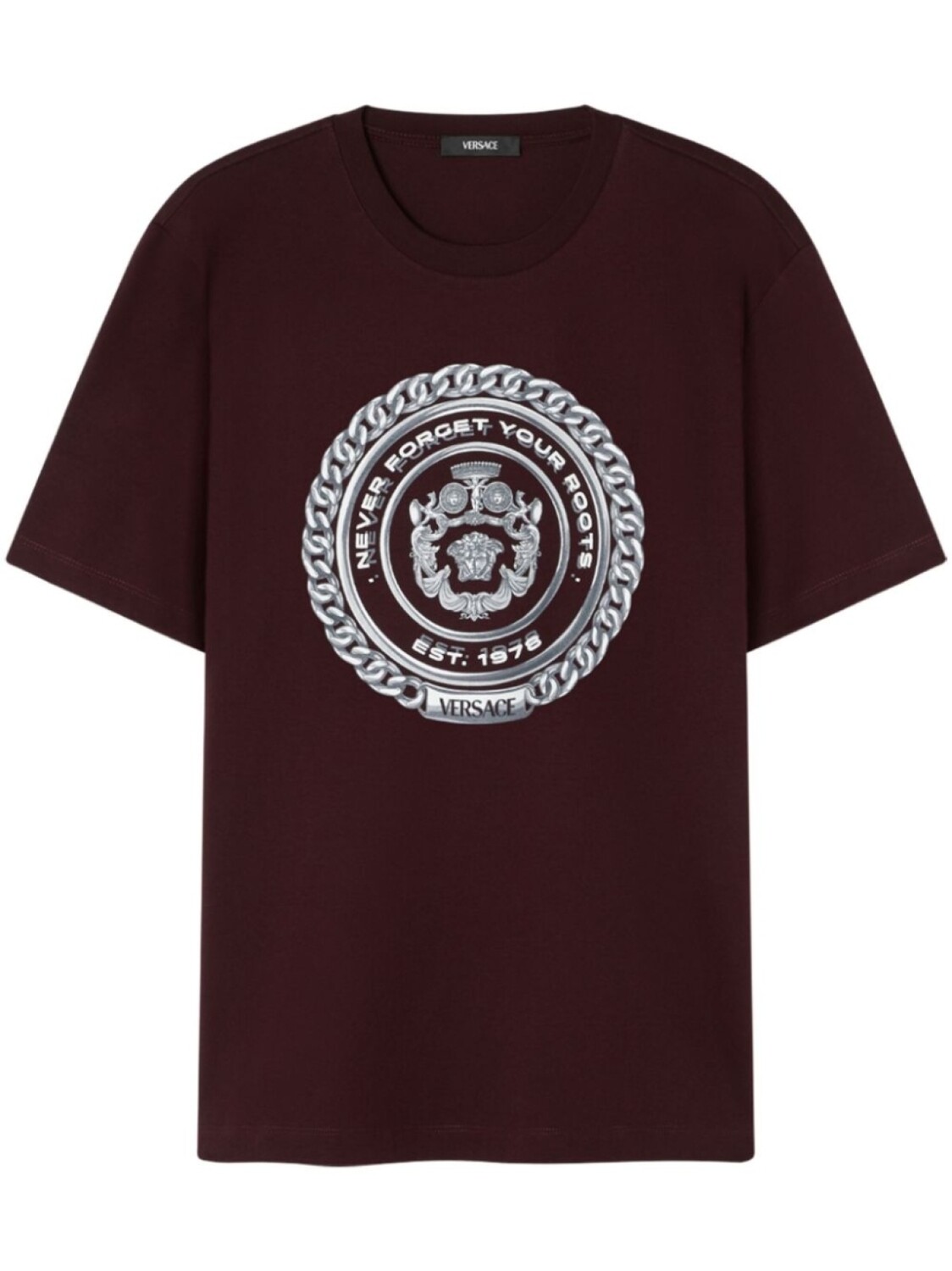 Футболка с принтом «Never Forget» Versace, коричневый
Футболка с принтом «Never Forget» Versace, коричневый