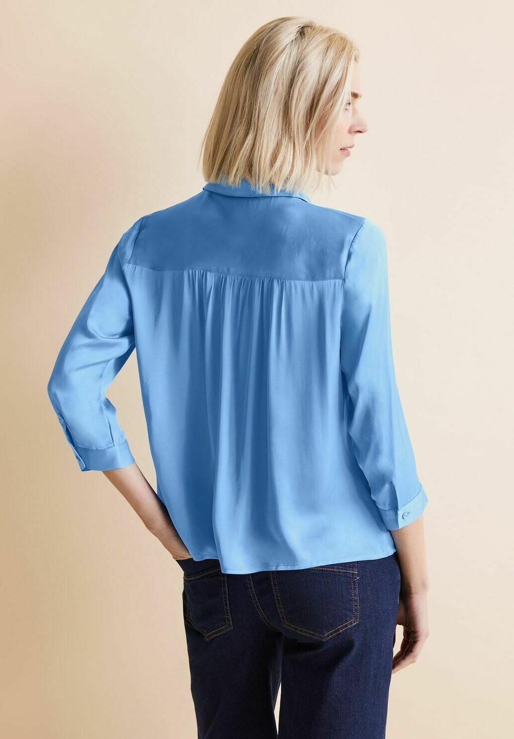 Блузка на пуговицах Street One, светло-голубой
Блузка на пуговицах Street One, светло-голубой