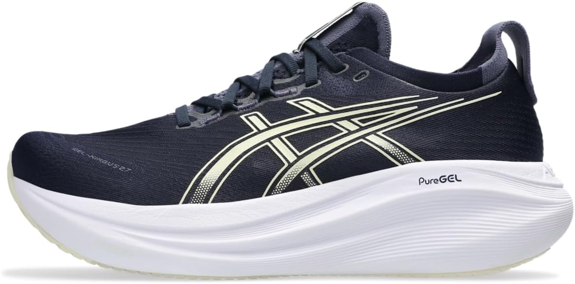 Мужские беговые кроссовки ASICS Gel-Nimbus 27, Midnight/Vanilla
Мужские беговые кроссовки ASICS Gel-Nimbus 27, Midnight/Vanilla