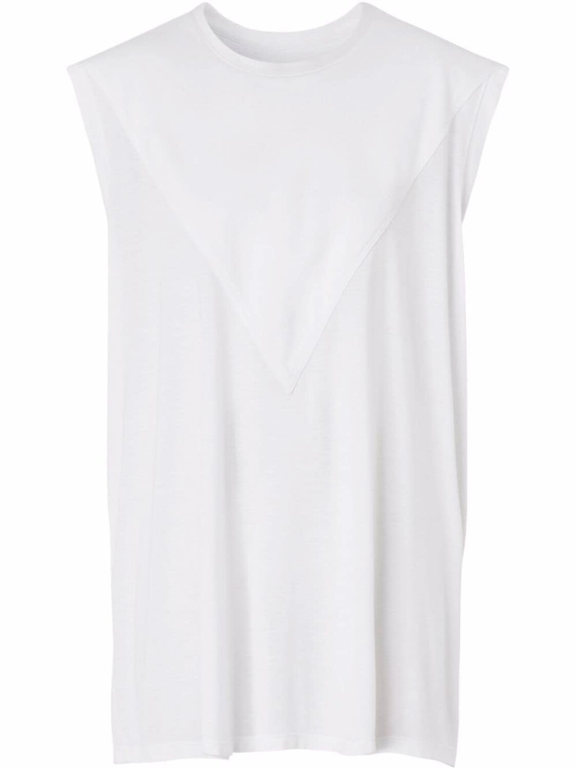 Burberry топ без рукавов со вставками, белый
Burberry топ без рукавов со вставками, белый