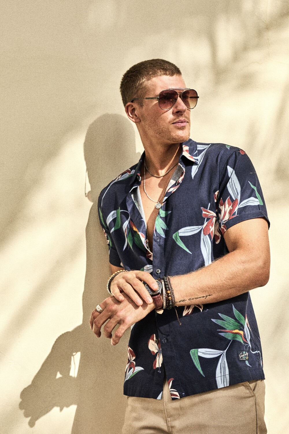 Футболка с короткими рукавами и гавайским принтом Superdry, синий
Футболка с короткими рукавами и гавайским принтом Superdry, синий