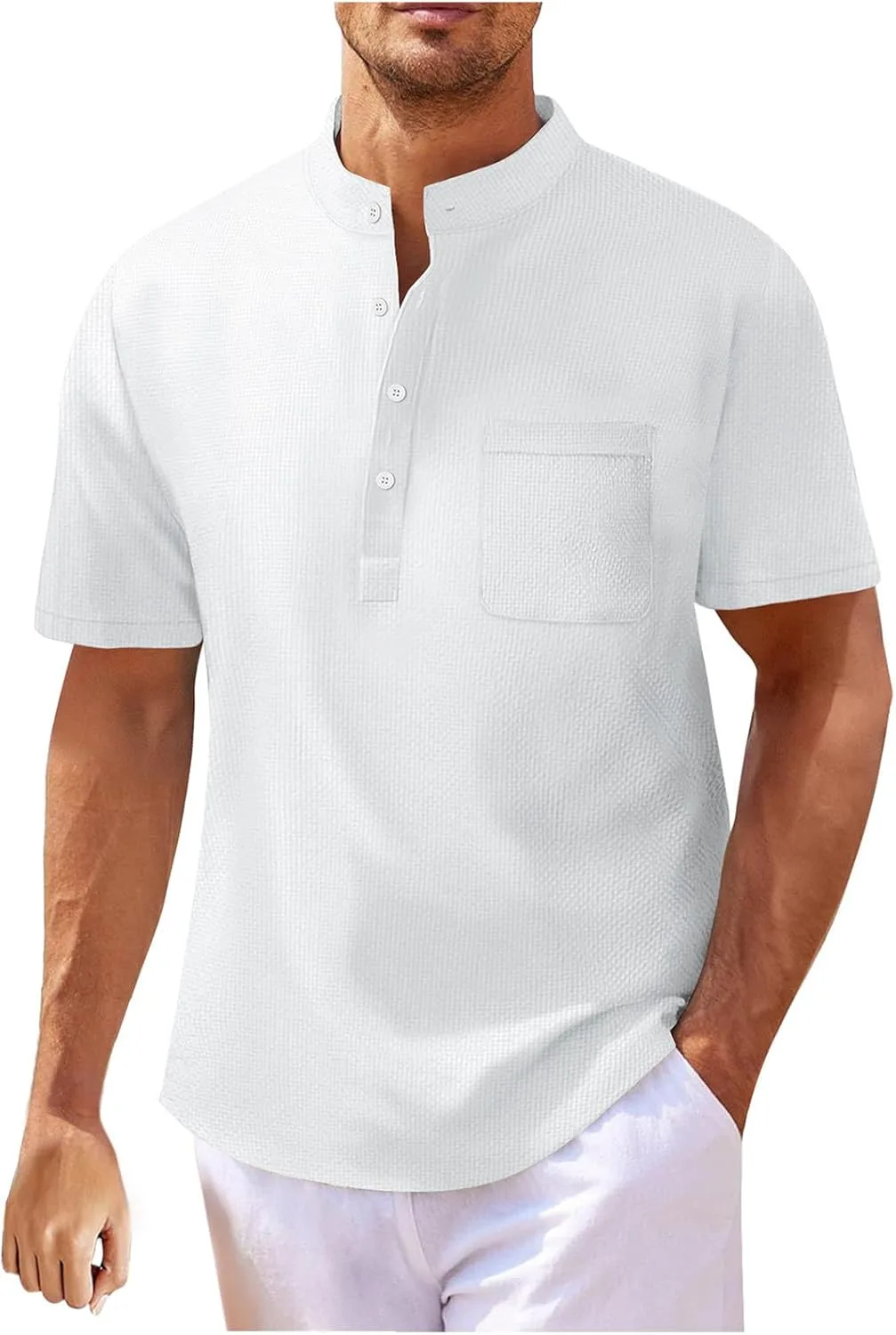 Футболка мужская с коротким рукавом и пуговицами
Футболка мужская с коротким рукавом и пуговицами