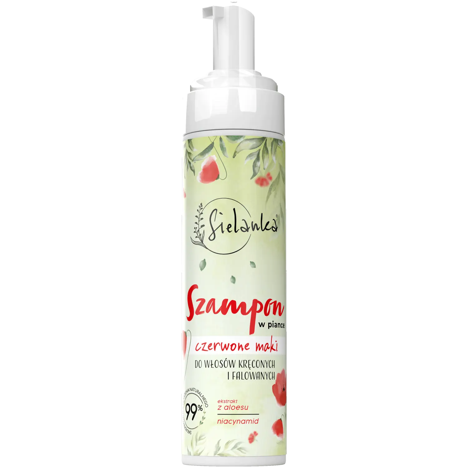 Шампунь-пенка для вьющихся и волнистых волос Sielanka Czerwone Maki, 200 мл
Шампунь-пенка для вьющихся и волнистых волос Sielanka Czerwone Maki, 200 мл