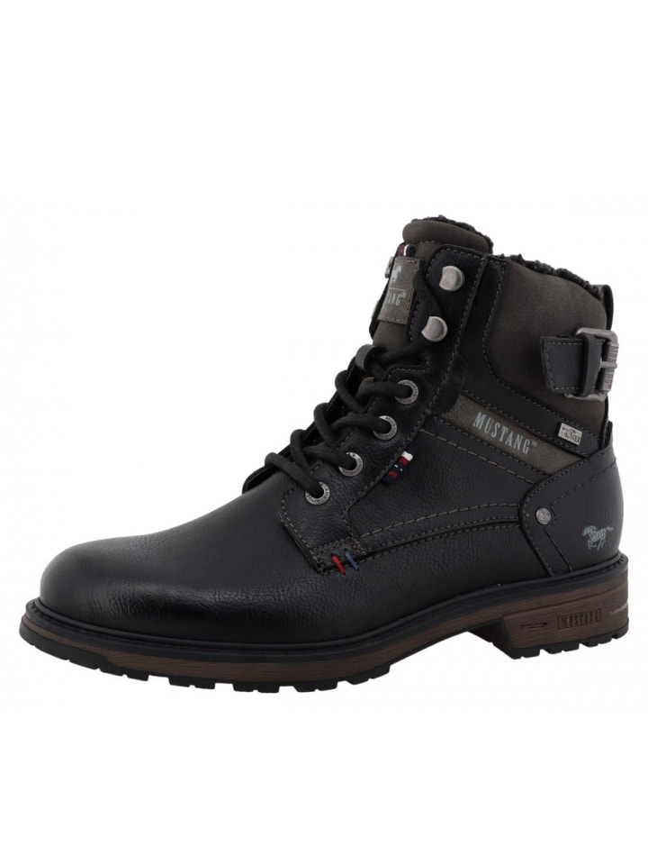 Ботинки на шнуровке черного цвета MUSTANG SHOES
Ботинки на шнуровке черного цвета MUSTANG SHOES