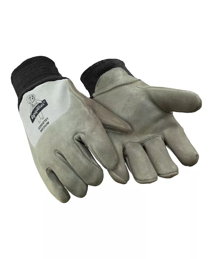 Мужские утепленные кожаные перчатки с флисовой подкладкой и нитриловым покрытием RefrigiWear
Мужские утепленные кожаные перчатки с флисовой подкладкой и нитриловым покрытием RefrigiWear