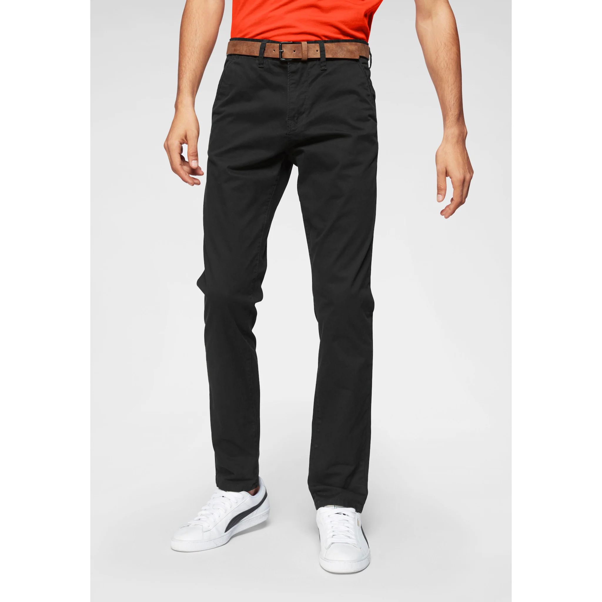 Джинсовые брюки-чиносы TOM TAILOR (с поясом), слегка предварительно постиранные Tom Tailor Denim, черный
Джинсовые брюки-чиносы TOM TAILOR (с поясом), слегка предварительно постиранные Tom Tailor Denim, черный