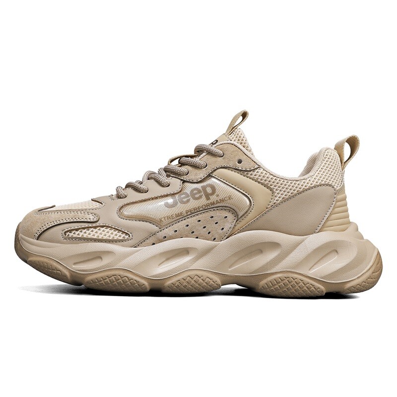 Кроссовки Jeep Chunky Sneakers Men Low-top, хаки 
Кроссовки Jeep Chunky Sneakers Men Low-top, хаки