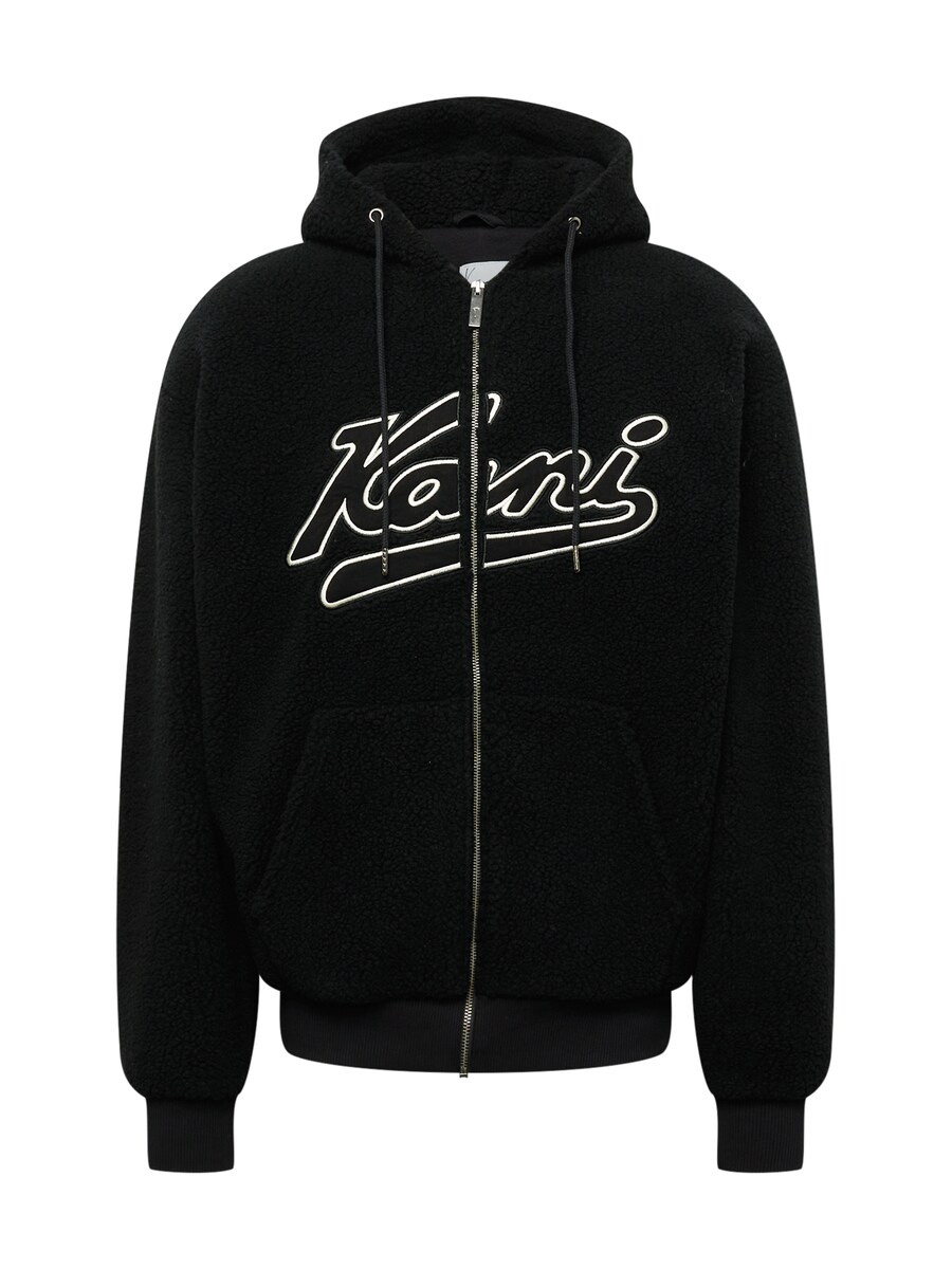Толстовка с капюшоном на молнии Karl Kani Varsity, черный 
Толстовка с капюшоном на молнии Karl Kani Varsity, черный