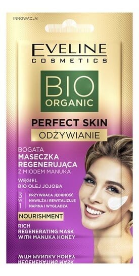 Регенерирующая маска с медом манука 8мл Eveline Cosmetics Bio Organic Perfect Skin Rich
Регенерирующая маска с медом манука 8мл Eveline Cosmetics Bio Organic Perfect Skin Rich