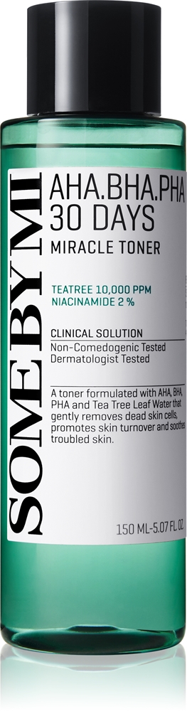 Aha∙Bha∙Pha 30-дневный чудо-тоник успокаивающий и увлажняющий тоник Some By Mi, 150 мл
Aha∙Bha∙Pha 30-дневный чудо-тоник успокаивающий и увлажняющий тоник Some By Mi, 150 мл
