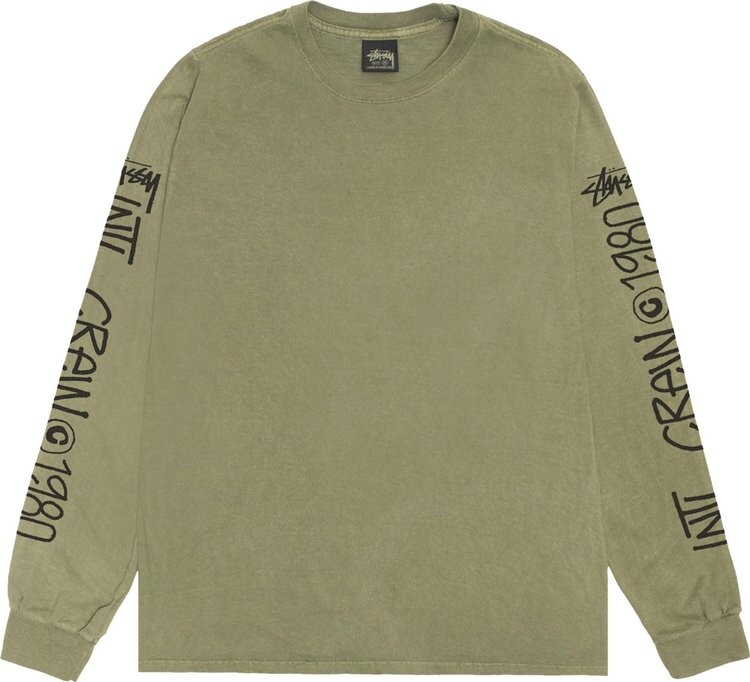 Лонгслив Stussy International Crew 'Olive', зеленый
Лонгслив Stussy International Crew 'Olive', зеленый