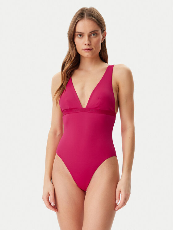 Купальник UW0UW05845 Tommy Hilfiger, розовый 
Купальник UW0UW05845 Tommy Hilfiger, розовый
