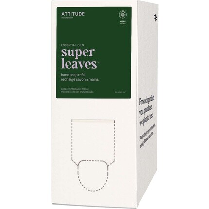 Мыло для рук ATTITUDE с эфирными маслами, проверенными EWG, растительные и минеральные ингредиенты, веганские средства личной гигиены, сменный блок «Мята перечная и сладкий апельсин», 2 литра
Мыло для рук ATTITUDE с эфирными маслами, проверенными EWG, растительные и минеральные ингредиенты, веганские средства личной гигиены, сменный блок «Мята перечная и сладкий апельсин», 2 литра