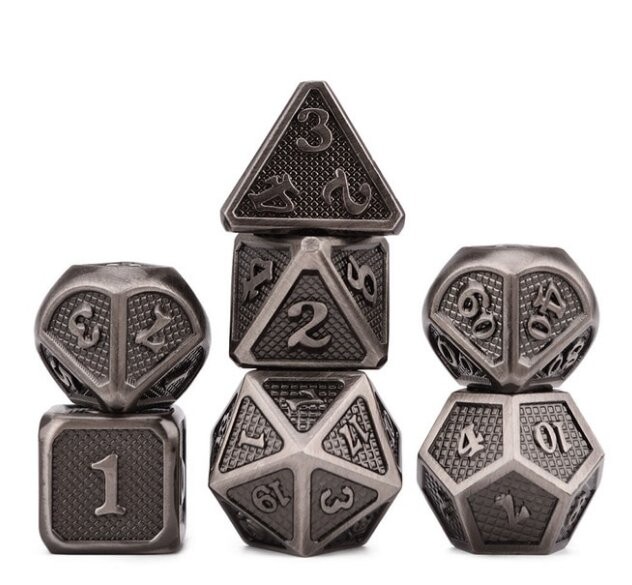 Набор доспехов паладина для ролевых игр, 7 металлических кубиков RGFK
Набор доспехов паладина для ролевых игр, 7 металлических кубиков RGFK