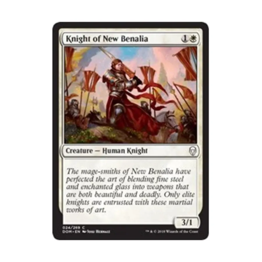 CCG Рыцарь Новой Беналии (К), MTG - Dominaria
CCG Рыцарь Новой Беналии (К), MTG - Dominaria