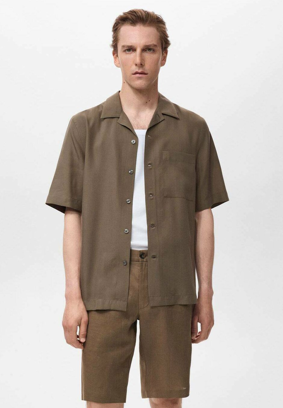 Рубашка Mango, коричневый
Рубашка Mango, коричневый