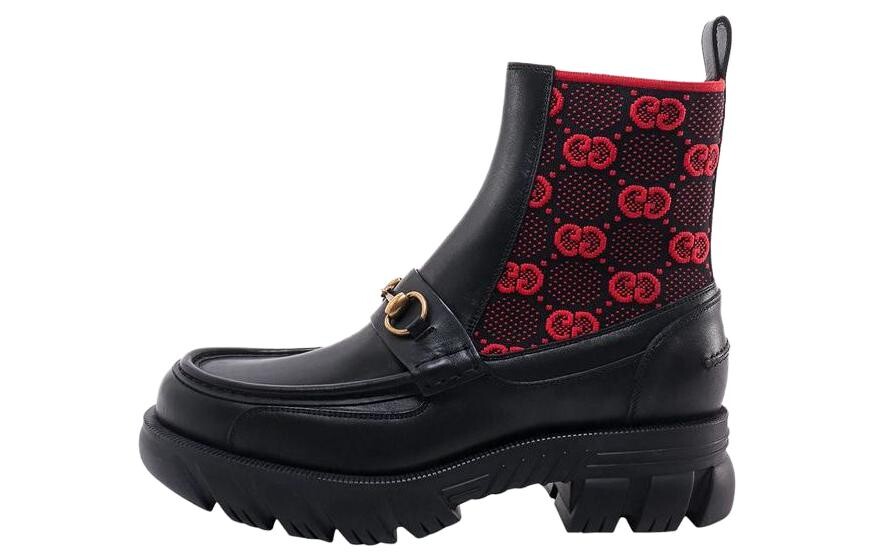 Ботинки мужские Gucci Horsebit-detail, черный / красный
Ботинки мужские Gucci Horsebit-detail, черный / красный