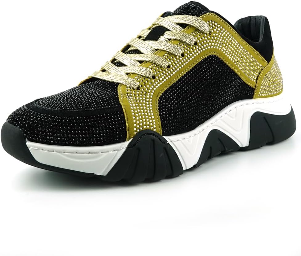 Кеды Fiesso от Aurelio Garcia FI-2407 из замши с стразами на шнуровке Fiesso By Aurelio Garcia, черный/золотой
Кеды Fiesso от Aurelio Garcia FI-2407 из замши с стразами на шнуровке Fiesso By Aurelio Garcia, черный/золотой