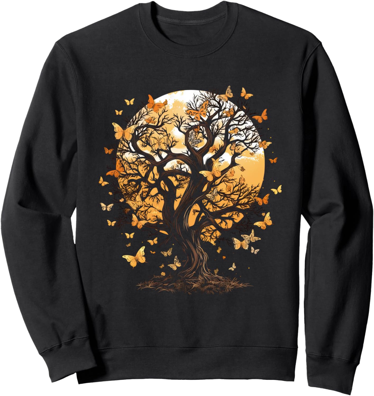 Осенняя толстовка с изображением осенних листьев, дерева и бабочки Autumn Design With Butterflies And Trees, черный
Осенняя толстовка с изображением осенних листьев, дерева и бабочки Autumn Design With Butterflies And Trees, черный