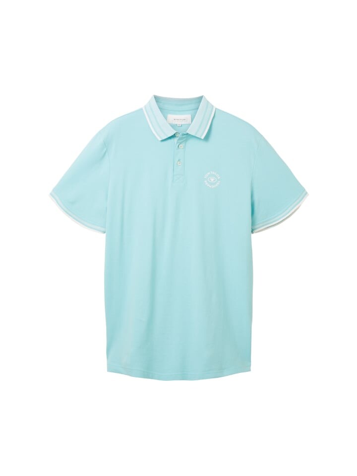 Поло Tom Tailor Poloshirt 'Basic', светло-синий 
Поло Tom Tailor Poloshirt 'Basic', светло-синий