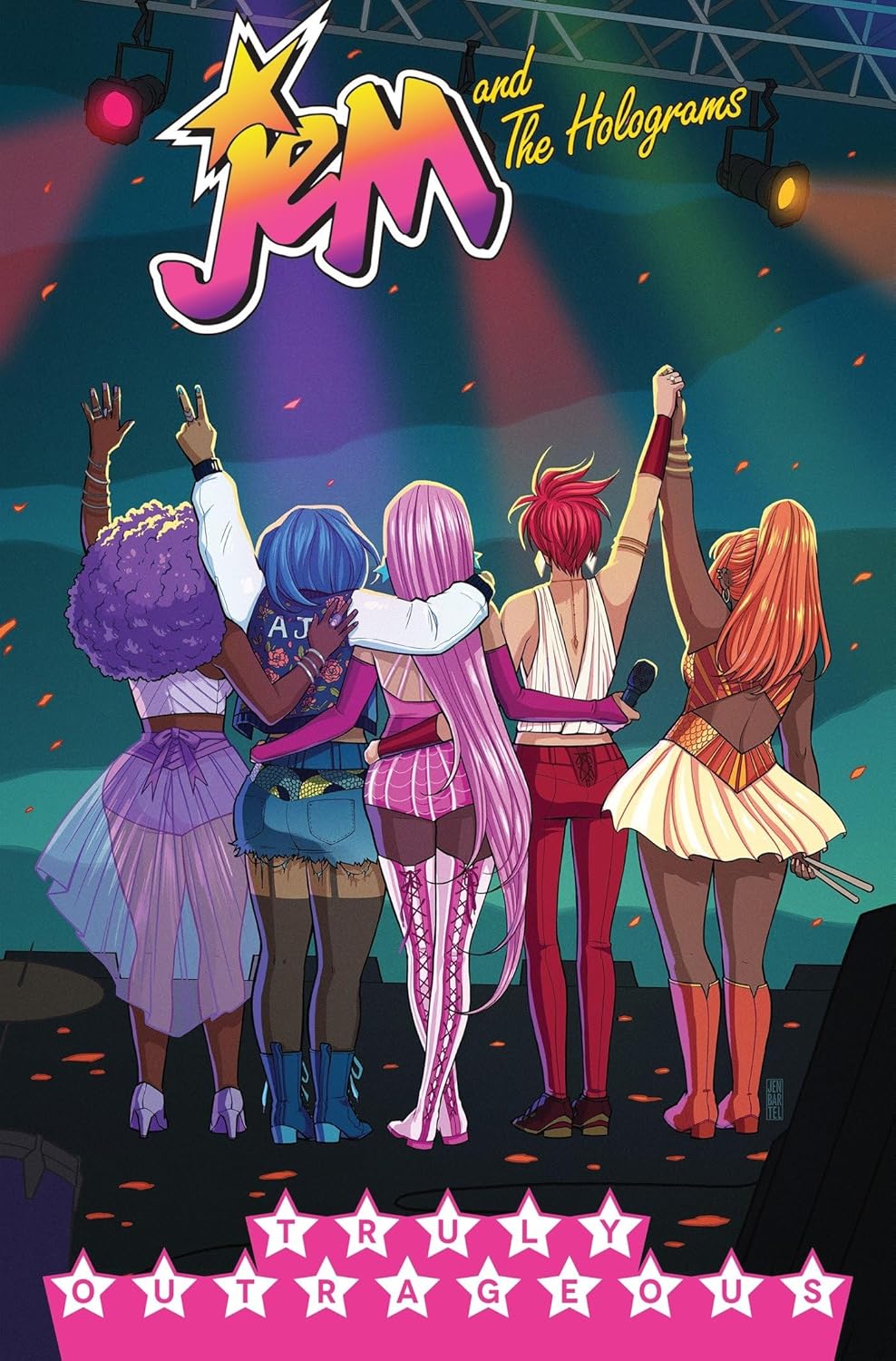 Jem and the Holograms, Vol. 5: Truly Outrageous (IDW Publishing)
Jem and the Holograms, Vol. 5: Truly Outrageous (IDW Publishing)