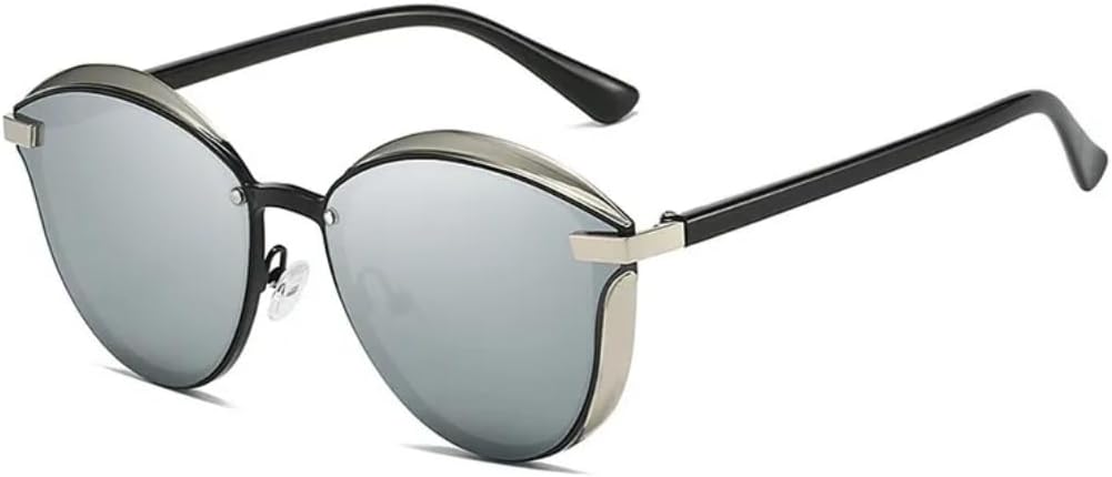 Роскошные поляризованные солнцезащитные очки для женщин с зеркальными линзами, для использования на открытом воздухе и вождения, защита от УФ-излучения UV400 VFDHN, Sliver Sliver
Роскошные поляризованные солнцезащитные очки для женщин с зеркальными линзами, для использования на открытом воздухе и вождения, защита от УФ-излучения UV400 VFDHN, Sliver Sliver