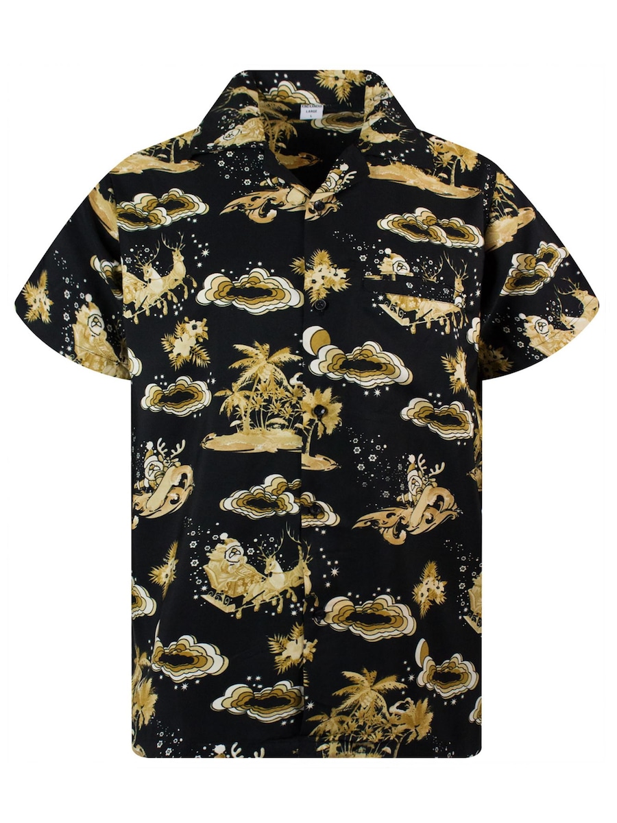 Рубашка на пуговицах классического кроя King Kameha Christmas Island, сепия
Рубашка на пуговицах классического кроя King Kameha Christmas Island, сепия