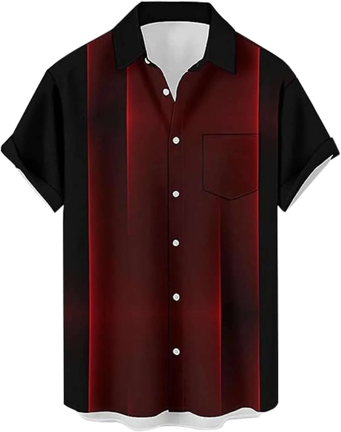 Мужская летняя пляжная рубашка с коротким рукавом Color Block
Мужская летняя пляжная рубашка с коротким рукавом Color Block