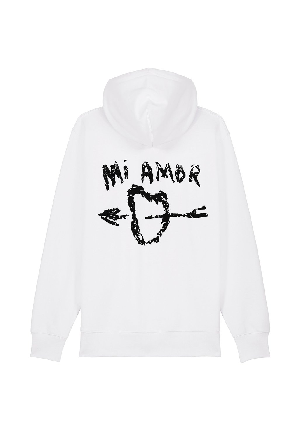 Толстовка на молнии MI AMOR BACK EMBROIDERY Mira Paris, белый 
Толстовка на молнии MI AMOR BACK EMBROIDERY Mira Paris, белый