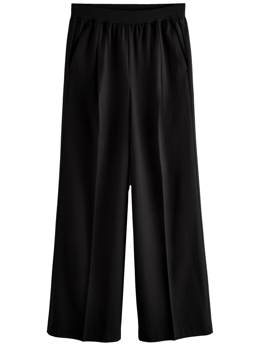 Широкие плиссированные брюки Next, черный
Широкие плиссированные брюки Next, черный