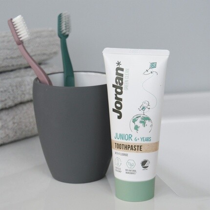 Зубная паста Green Clean Junior для детей от 6 лет с легким фруктовым вкусом, 50 мл, Jordan
Зубная паста Green Clean Junior для детей от 6 лет с легким фруктовым вкусом, 50 мл, Jordan