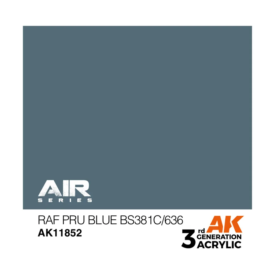 РАФ РРУ Синий BS381C/636, 3rd Gen Acrylic - Air
РАФ РРУ Синий BS381C/636, 3rd Gen Acrylic - Air