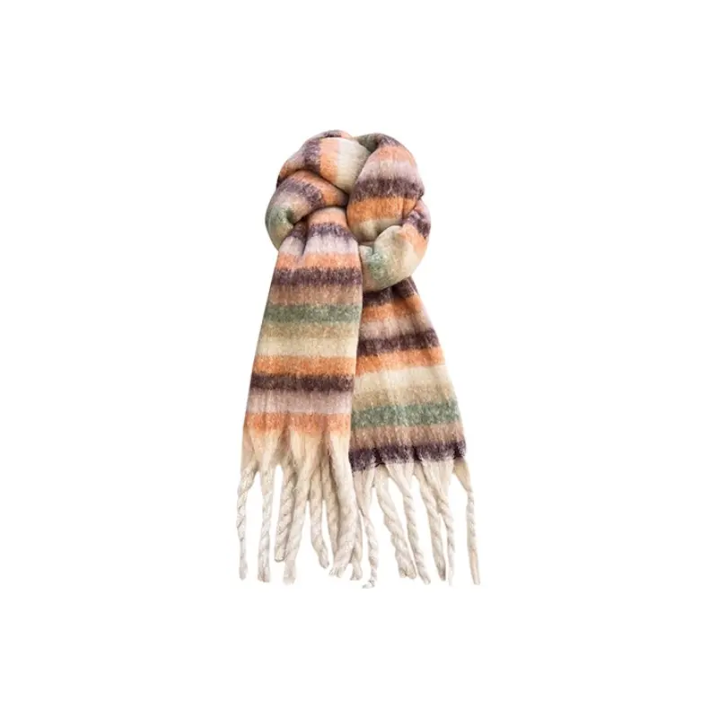 FREE RABBITⅡ Мохеровый вязаный шарф унисекс, Khaki
FREE RABBITⅡ Мохеровый вязаный шарф унисекс, Khaki