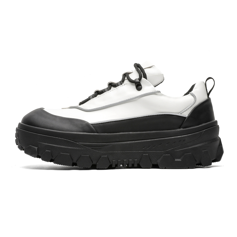 KUNGFUDEER Мужские белые противоскользящие повседневные кеды на платформе, цвет White
KUNGFUDEER Мужские белые противоскользящие повседневные кеды на платформе, цвет White