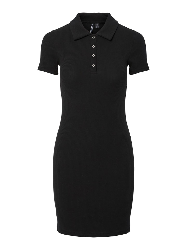 Платье до колена Pieces, черный
Платье до колена Pieces, черный