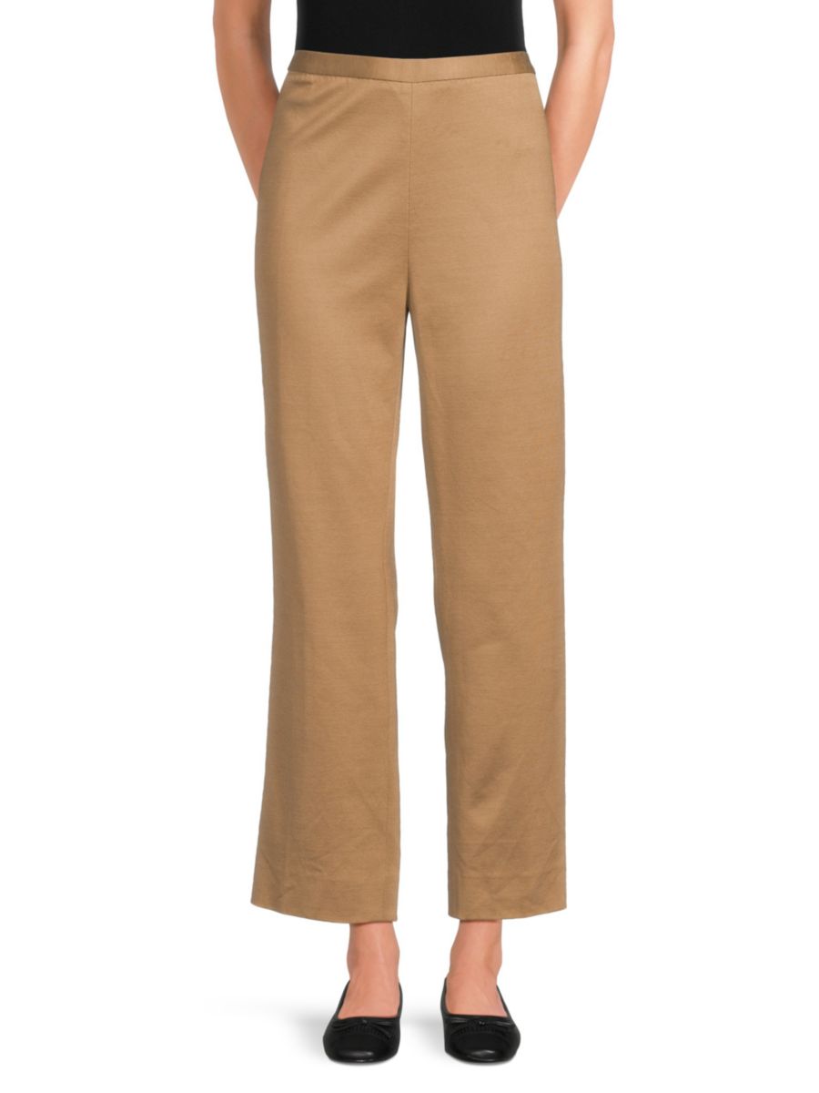 Шерстяные брюки с плоским передом Ripetta, бежевый
Шерстяные брюки с плоским передом Ripetta, бежевый
