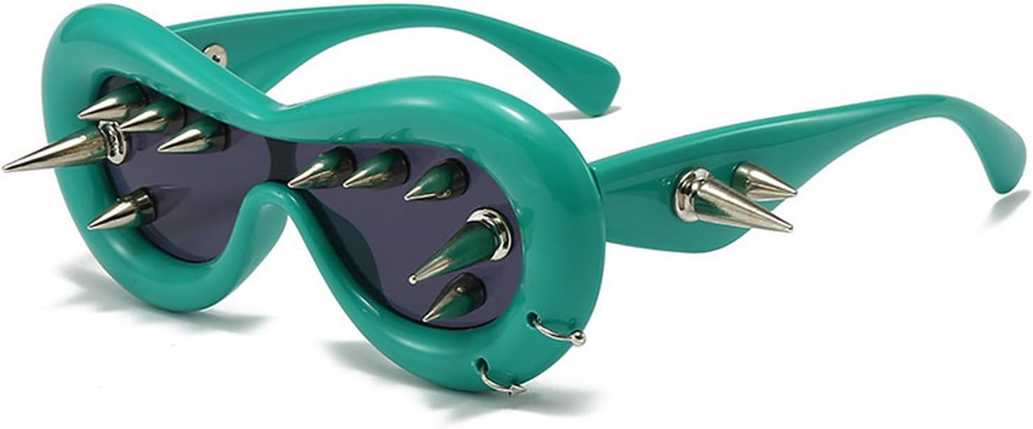 Laureles Модные крутые рокерские солнцезащитные очки «кошачий глаз» в стиле Y2K для женщин с металлическими заклепками для мужчин в стиле панк, черные защитные очки, C3
Laureles Модные крутые рокерские солнцезащитные очки «кошачий глаз» в стиле Y2K для женщин с металлическими заклепками для мужчин в стиле панк, черные защитные очки, C3