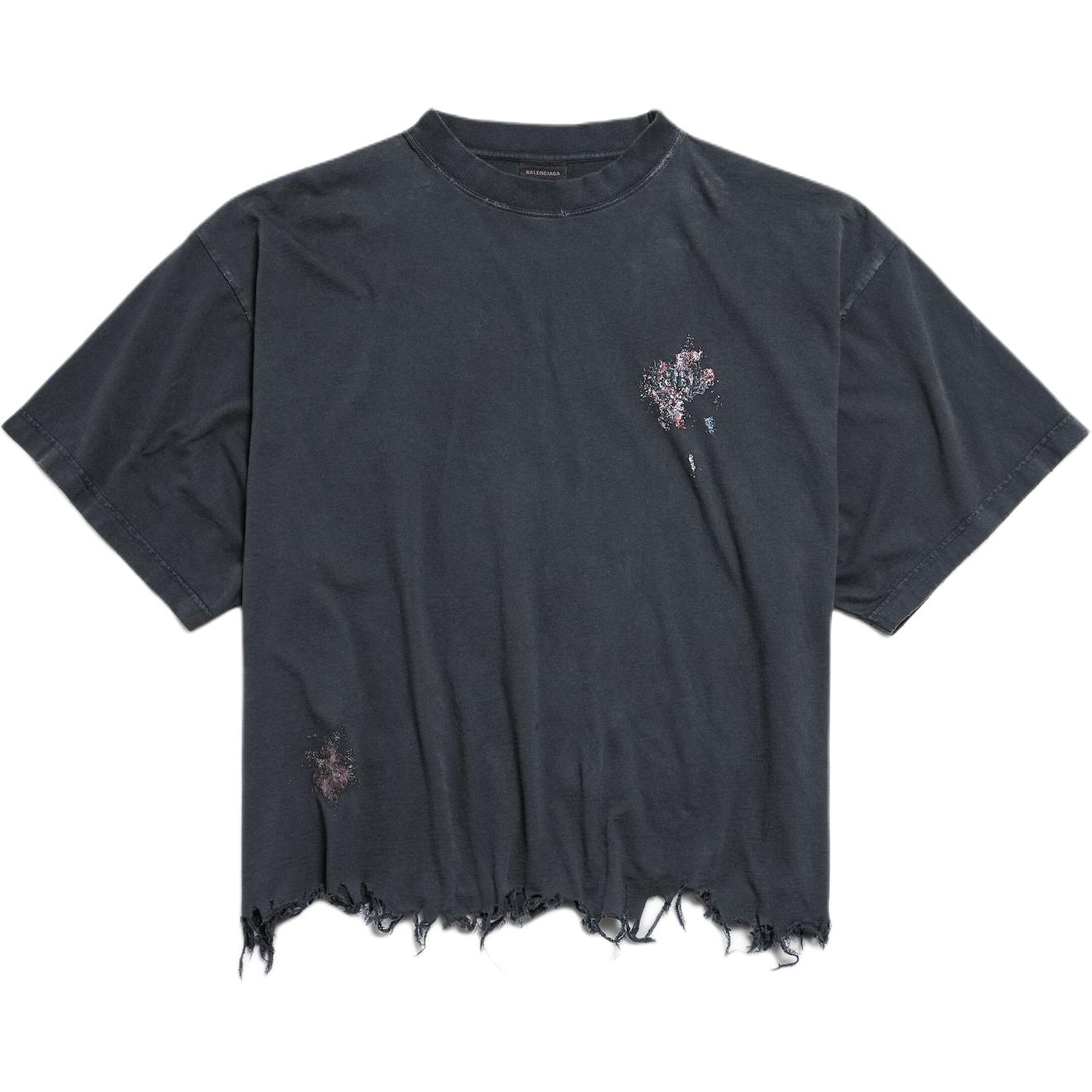 Футболка кроп с принтом nail polish Balenciaga, черный
Футболка кроп с принтом nail polish Balenciaga, черный