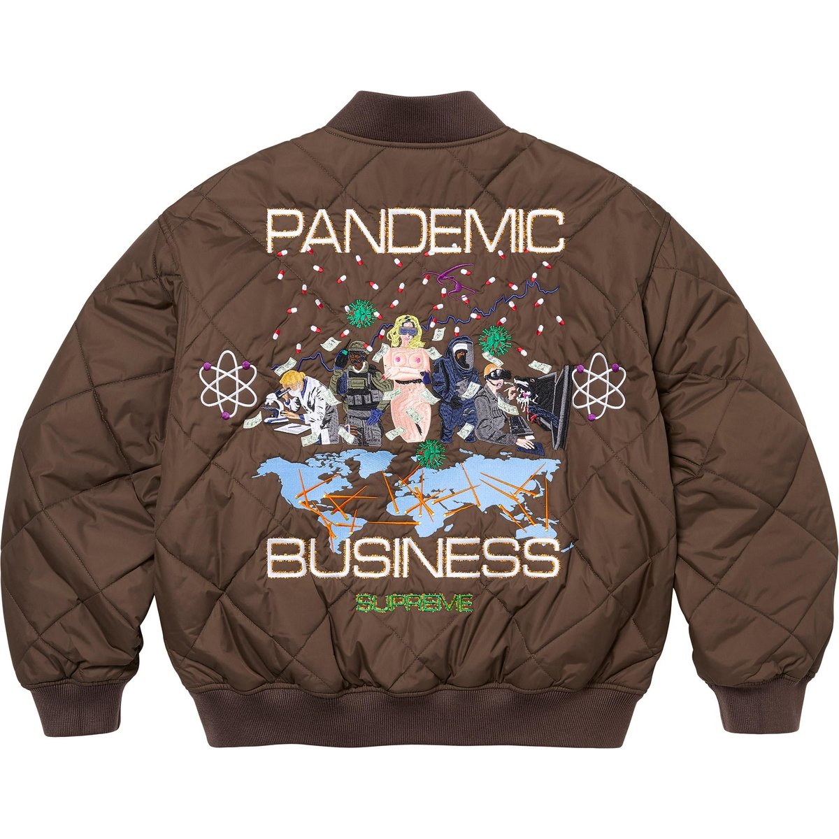 Аой Стеганая Рабочая Куртка Supreme, Черный
Аой Стеганая Рабочая Куртка Supreme, Черный