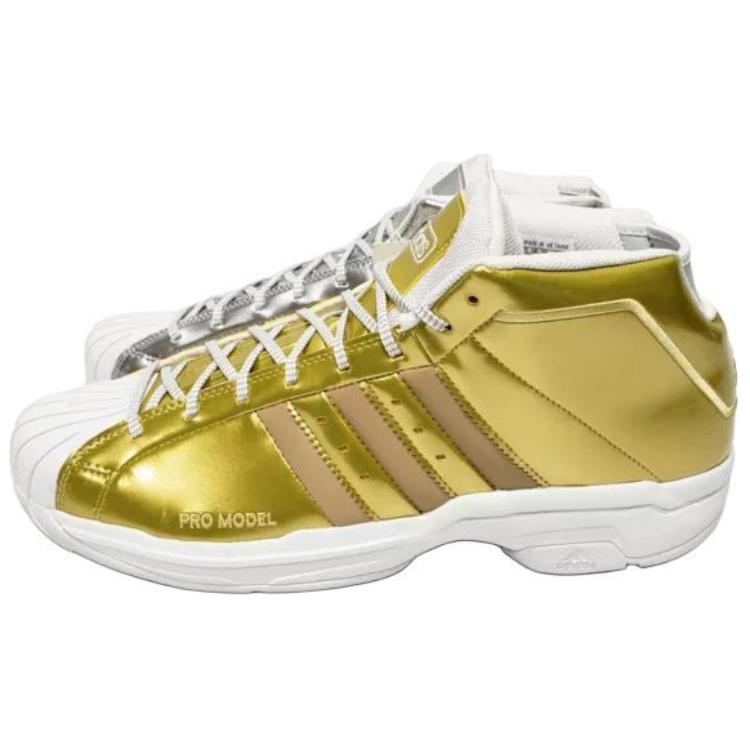 Adidas Pro Model 2G 'Золото и серебро металлик'
Adidas Pro Model 2G 'Золото и серебро металлик'