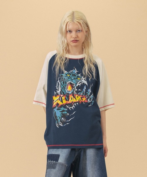 Футболка-реглан с коротким рукавом, принт «Когти пантеры» XLARGE, белый
Футболка-реглан с коротким рукавом, принт «Когти пантеры» XLARGE, белый