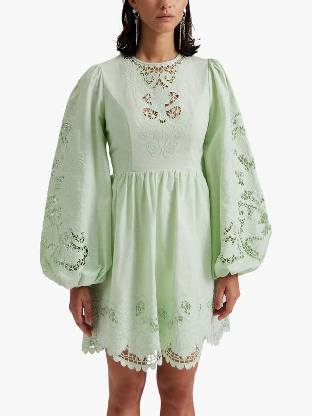 Мини-платье molly broderie с подолом в виде гребешка Malina, цвет Mint
Мини-платье molly broderie с подолом в виде гребешка Malina, цвет Mint