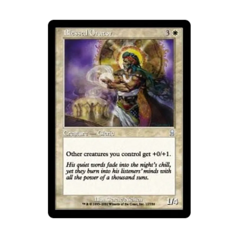 CCG Благословенный оратор (U), MTG - Odyssey
CCG Благословенный оратор (U), MTG - Odyssey